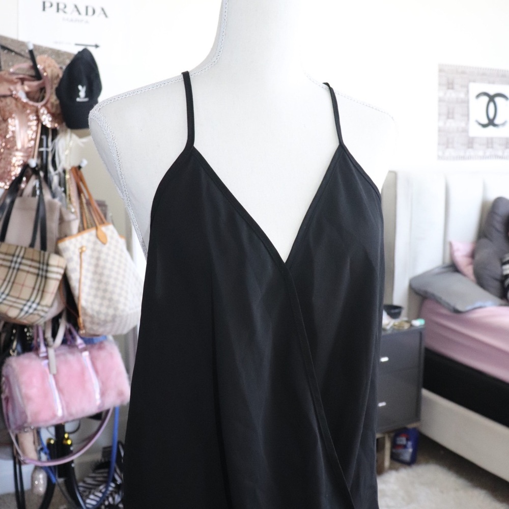 Black v-neck